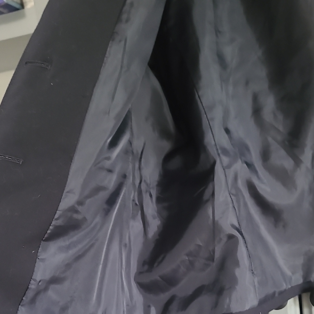 H&M Blue Blazer Classic Tailored Suit Jacket - Picture 3 of 3